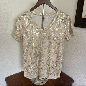 Sol Angeles x Anthropologie Foiled Floral tee
